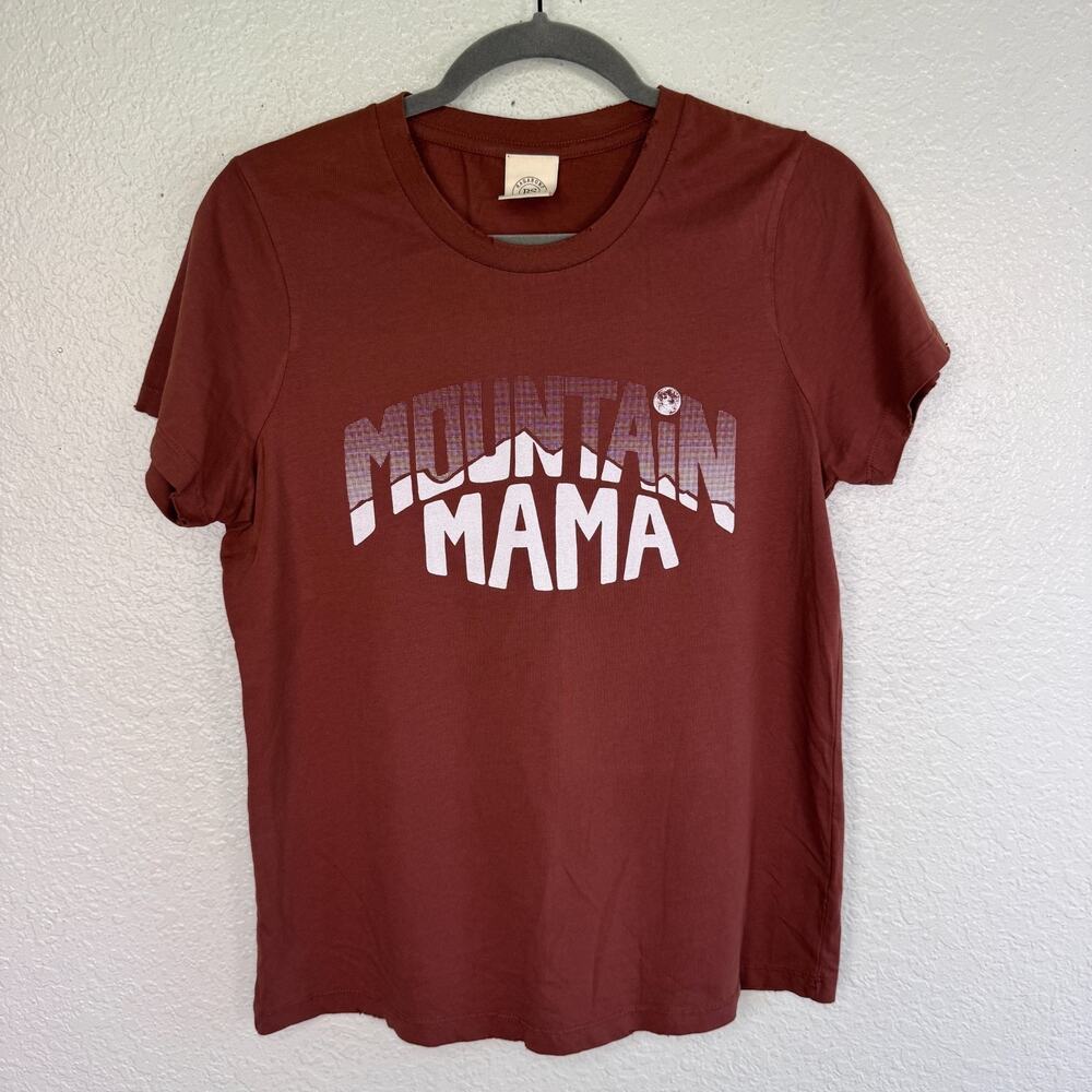 Ragabond Studio Free People Shirt Womens Large Mountain Mama Tee USA Classic